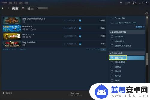 steam上怎么搜中文游戏(steam怎么搜索中文游戏)