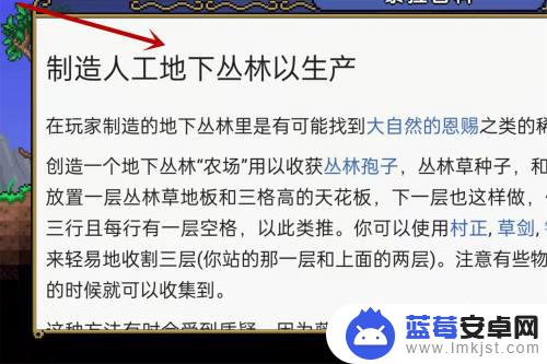 泰拉瑞亚手机版怎么做丛林 如何在泰拉瑞亚中建造人工丛林