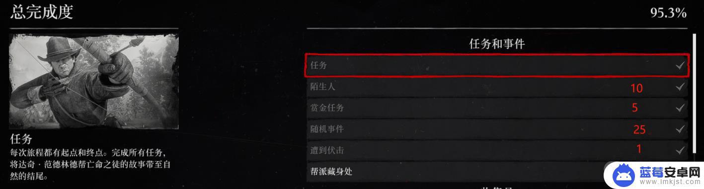 荒野大镖客2怎么完成100% 荒野大镖客：救赎2如何获得全成就？