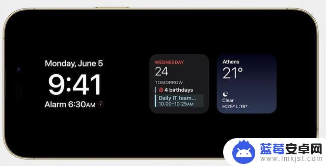 iOS 17 全新智能显示模式曝光 带来新横向iPhone锁屏介面