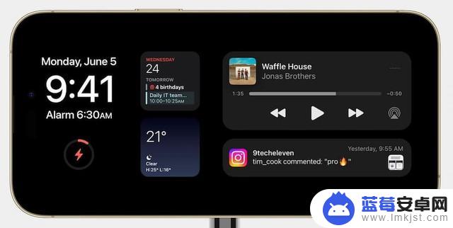 iOS 17 全新智能显示模式曝光 带来新横向iPhone锁屏介面