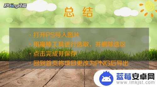 手机透明图片底色怎么设置 手机如何将图片制成透明背景