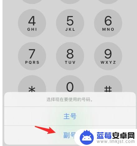 苹果手机主副号切换打电话 怎么在苹果手机上切换主副号的方法
