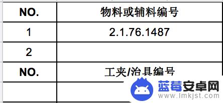 手机上如何制作材料清单 如何制作材料清单表格样板