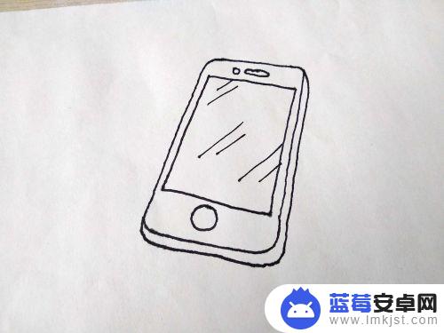 怎么画苹果手机12 如何用简笔画画出苹果手机？