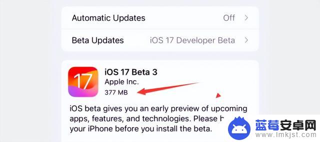 发布 iOS 17.0 beta 3 重复版，原因是它