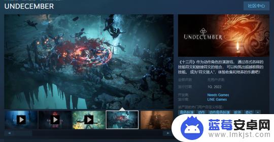 十三月steam 免费暗黑游戏《Undecember（十三月）》