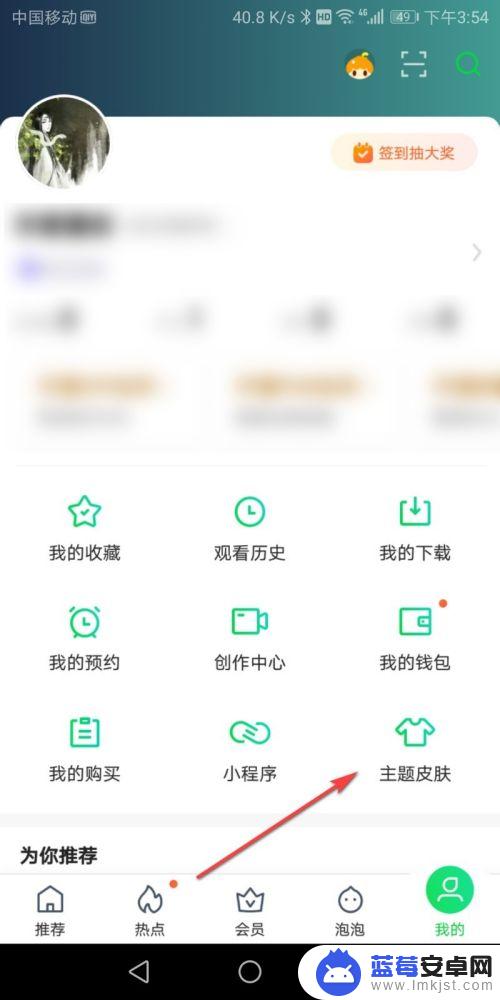 爱奇艺主题怎么用手机设置 爱奇艺主题皮肤如何更换