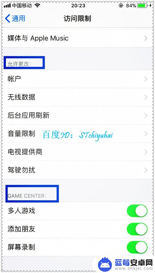 手机访问怎么设置 iPhone手机访问限制功能怎么开启