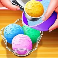 五彩冰淇淋制作商店