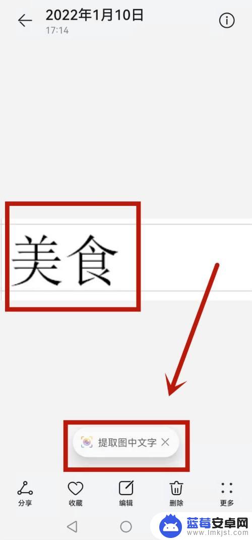 荣耀手机怎么把图片中的文字提取出来 荣耀手机图片中文字提取方法