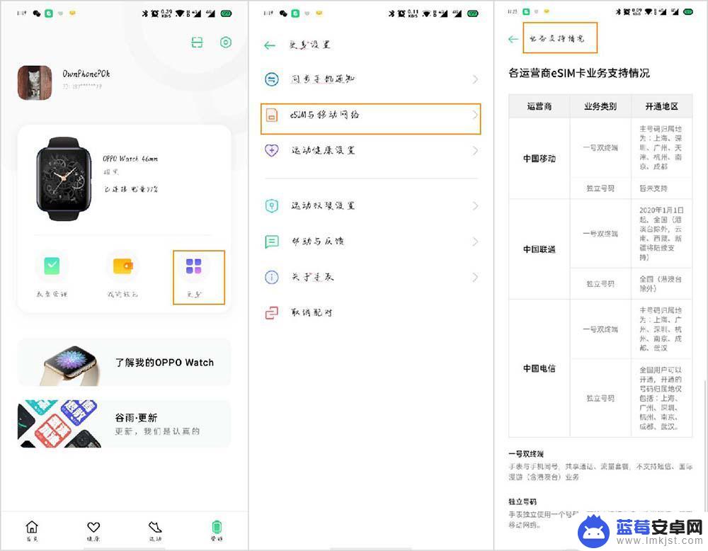 oppo手表esim怎么用 OPPO Watch手表开通eSIM的注意事项