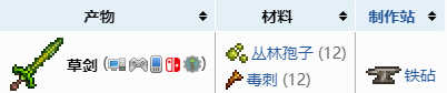 泰拉瑞亚怎么做草刀 《泰拉瑞亚》草剑合成配方