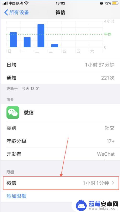 微信手机桌面时间怎么设置 iPhone苹果手机微信使用时间限制怎么设置