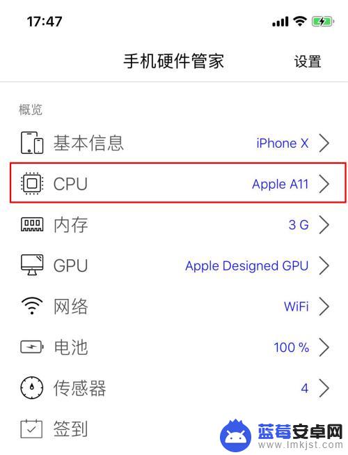 iphonecpu哪里看 怎么查看苹果手机的CPU型号和使用率