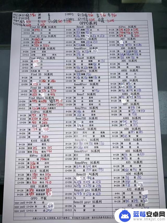 2023年11月5日华强北手机批发报价单