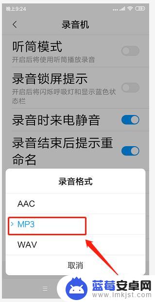 手机上音频格式怎么转换成mp3格式 手机录音文件如何转换成mp3格式