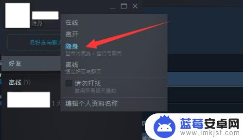 steam怎么样不让好友知道我在玩游戏 怎样让Steam好友看不到我玩游戏