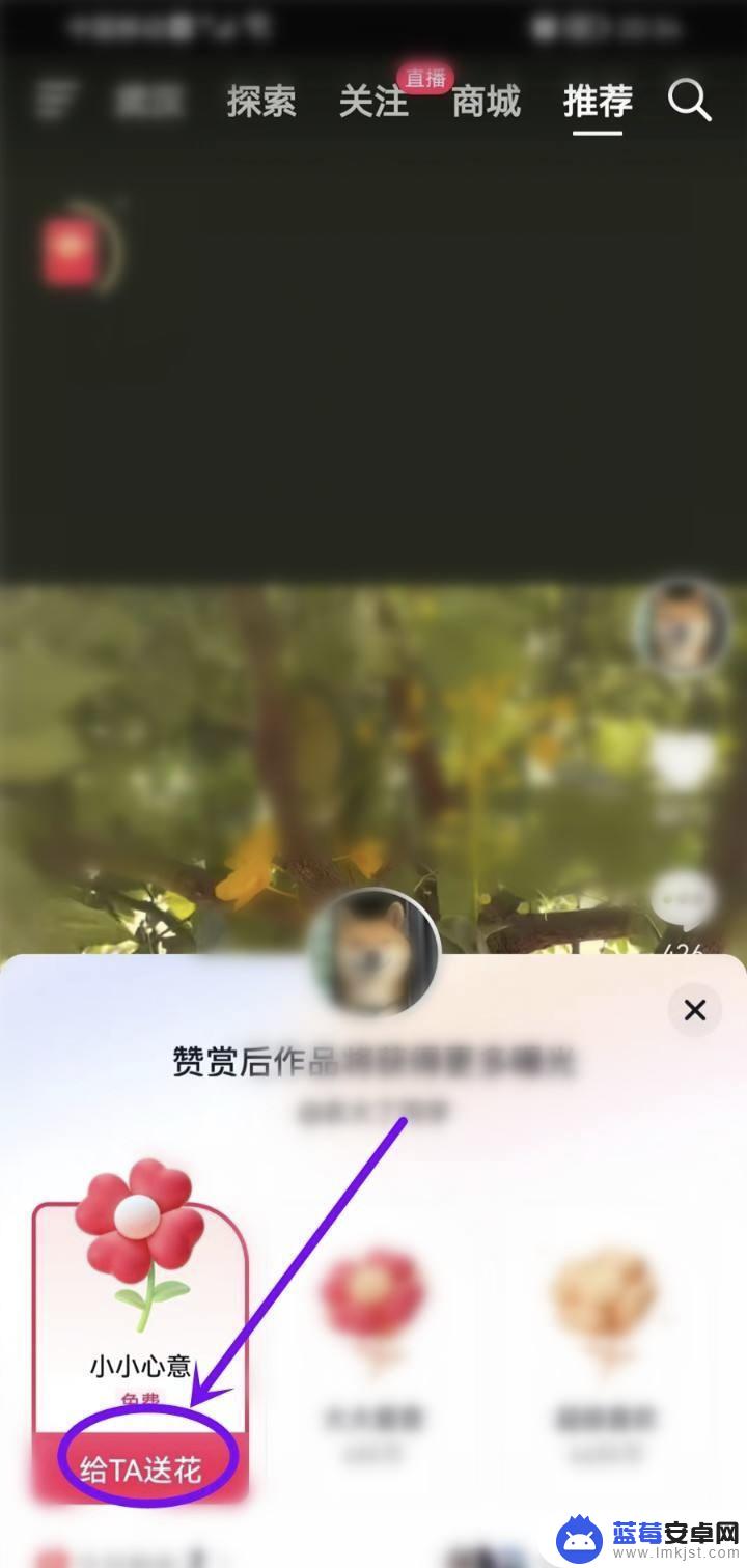 抖音送花视频 抖音怎么送花赞赏