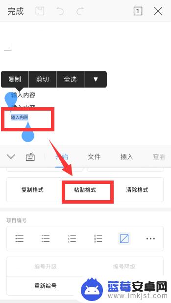 手机word怎么带格式黏贴 手机WPS中Word如何复制格式