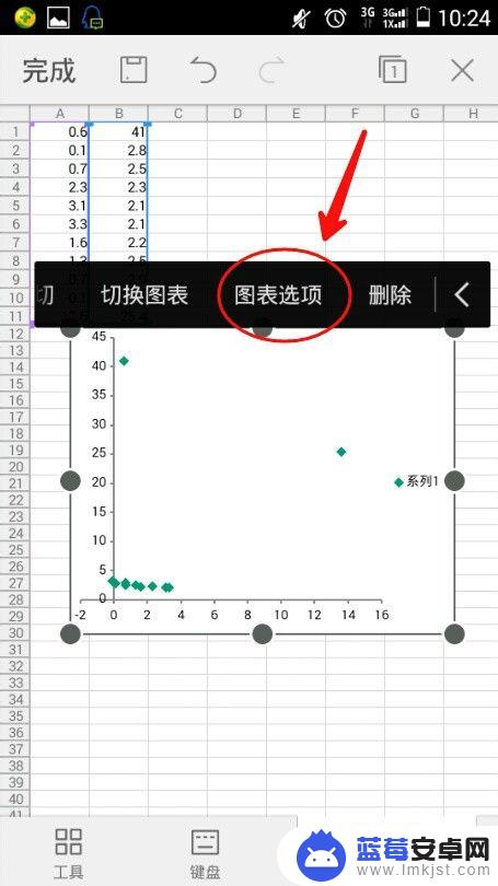 怎么设置手机曲线 WPS手机版画散点图添加趋势线步骤