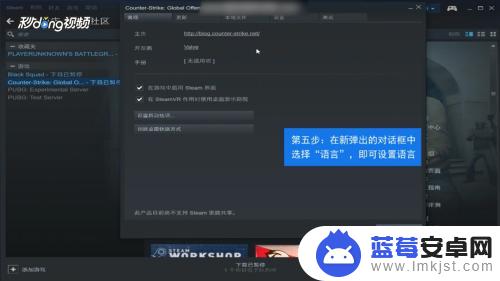 steam游戏如何改语言 Steam显示语言修改为中文的步骤