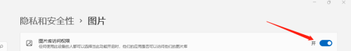 照片访问权限在哪里打开 Windows11如何设置图片库访问权限