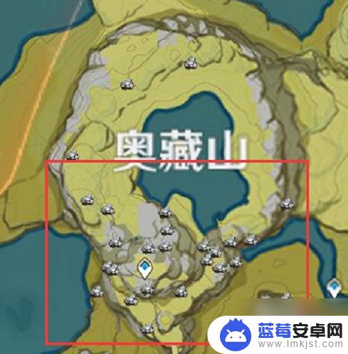 原神白铁矿位置图 原神白铁矿采集点分布图