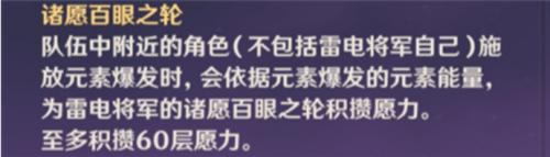 原神背后的光圈 原神雷电将军背后的圈是什么