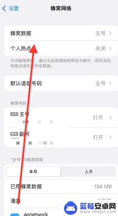 苹果手机数据流量怎么切换卡 iphone手机怎样切换手机卡的网络