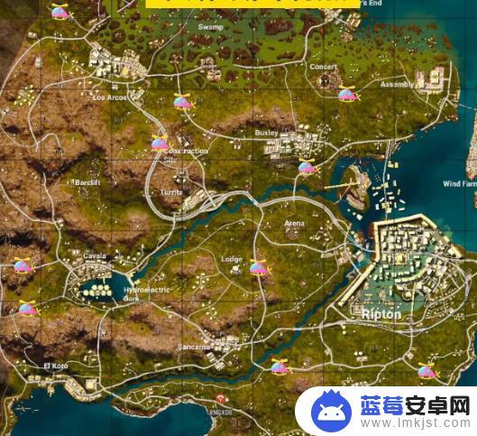 pubg维寒迪刷机点 维寒迪滑翔机刷新点位置