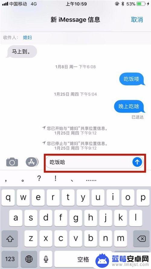 苹果手机怎样发送imagg信息 iphone用户如何在imessage中发送表情