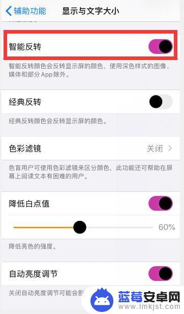 反转色怎么设置苹果手机 怎么在苹果手机上调整屏幕颜色反转设置