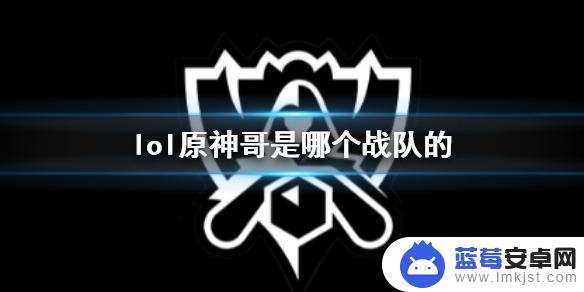 lol原神哥是哪个战队的 《lol》原神哥战队成员名单