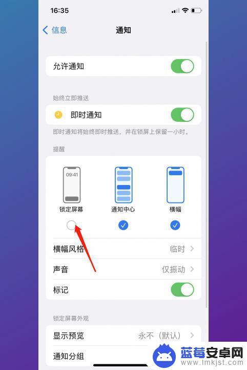 苹果手机收到信息不亮屏怎么设置 怎么在iPhone上设置来短信不亮屏提醒