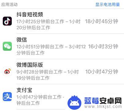 苹果手机设置里面查找软件使用时间 苹果手机APP使用时长统计