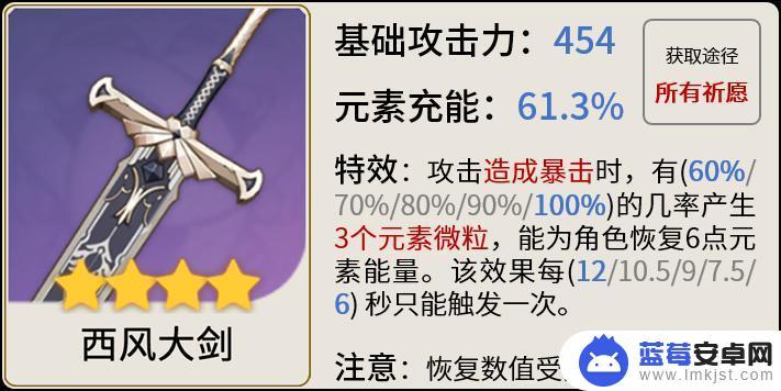 原神迪西亚武器推荐 原神迪希雅武器推荐2021