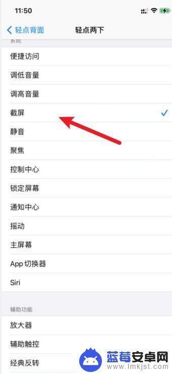 手机怎么拍后背 iPhone双击背面截屏设置