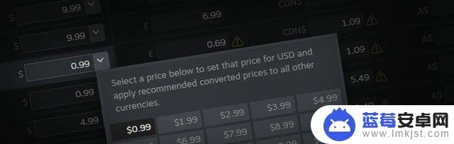 Steam调整非美元区最低价，打折也不得低于3.6元