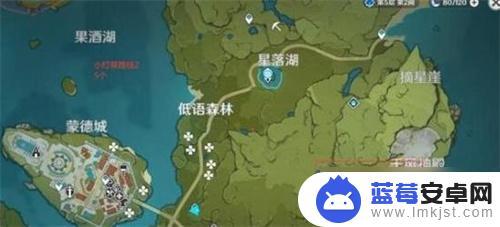 小灯草原神在哪里采 原神小灯草分布图