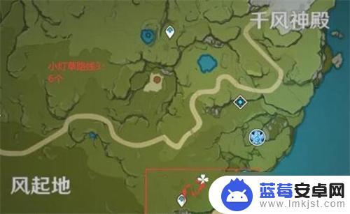 小灯草原神在哪里采 原神小灯草分布图