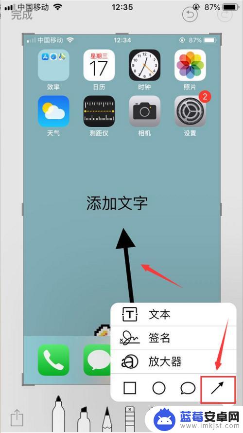 苹果手机如何置顶文字图片 iPhone手机如何给照片添加文字