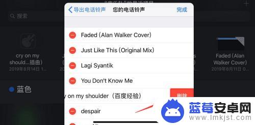 苹果手机怎么删除铃声歌曲 iPhone铃声如何删除