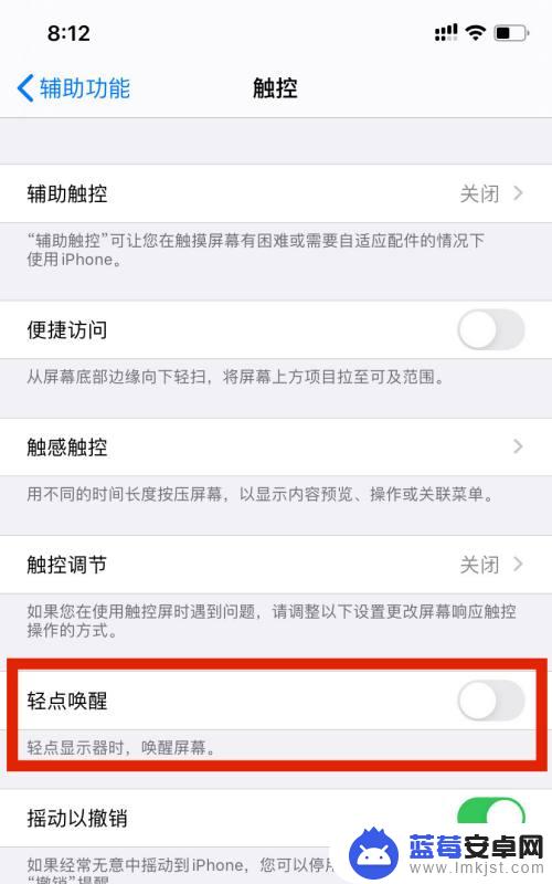 苹果手机轻点亮屏怎么设置 iPhone如何设置轻点屏幕唤醒手机