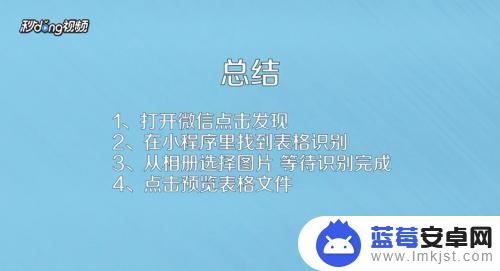 手机如何照片转excel 手机图片转换成Excel表格方法