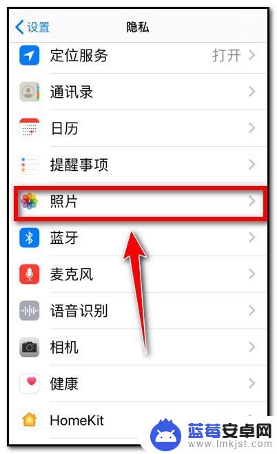 苹果手机设置-隐私-照片怎么设置不了 苹果手机隐私设置中照片选项无法勾选