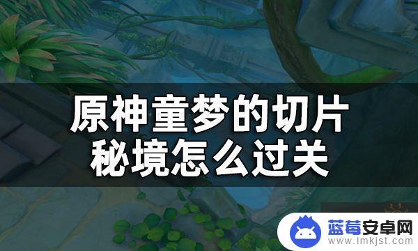 原神须弥童梦的切片秘境怎么通关 原神童梦的切片秘境通关攻略分享