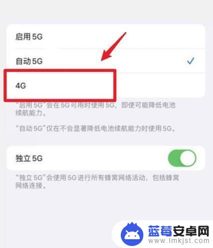 iphone135g怎么切换4g 苹果13怎么设置网络为4g