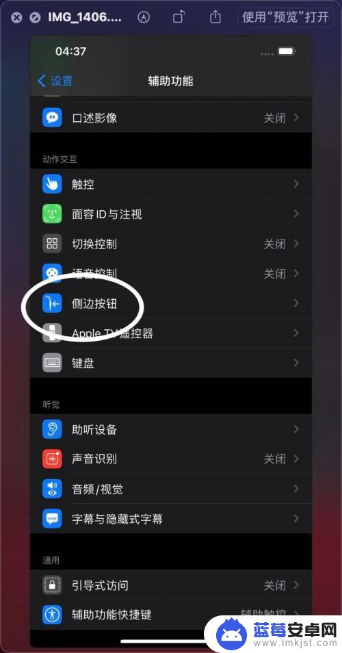 手机拍照怎么设置三个按钮 iPhone12侧边按钮连按三次打开辅助功能的设置方法