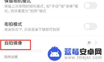 手机怎么设置屏幕自拍模式 手机自拍镜像设置教程